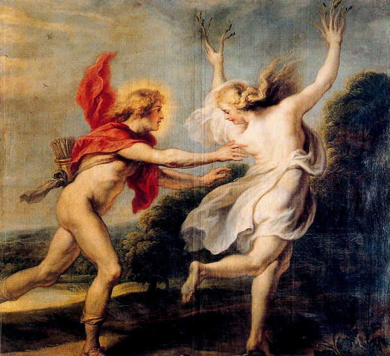 Apollo Chasing Daphne by Cornelis de Vos